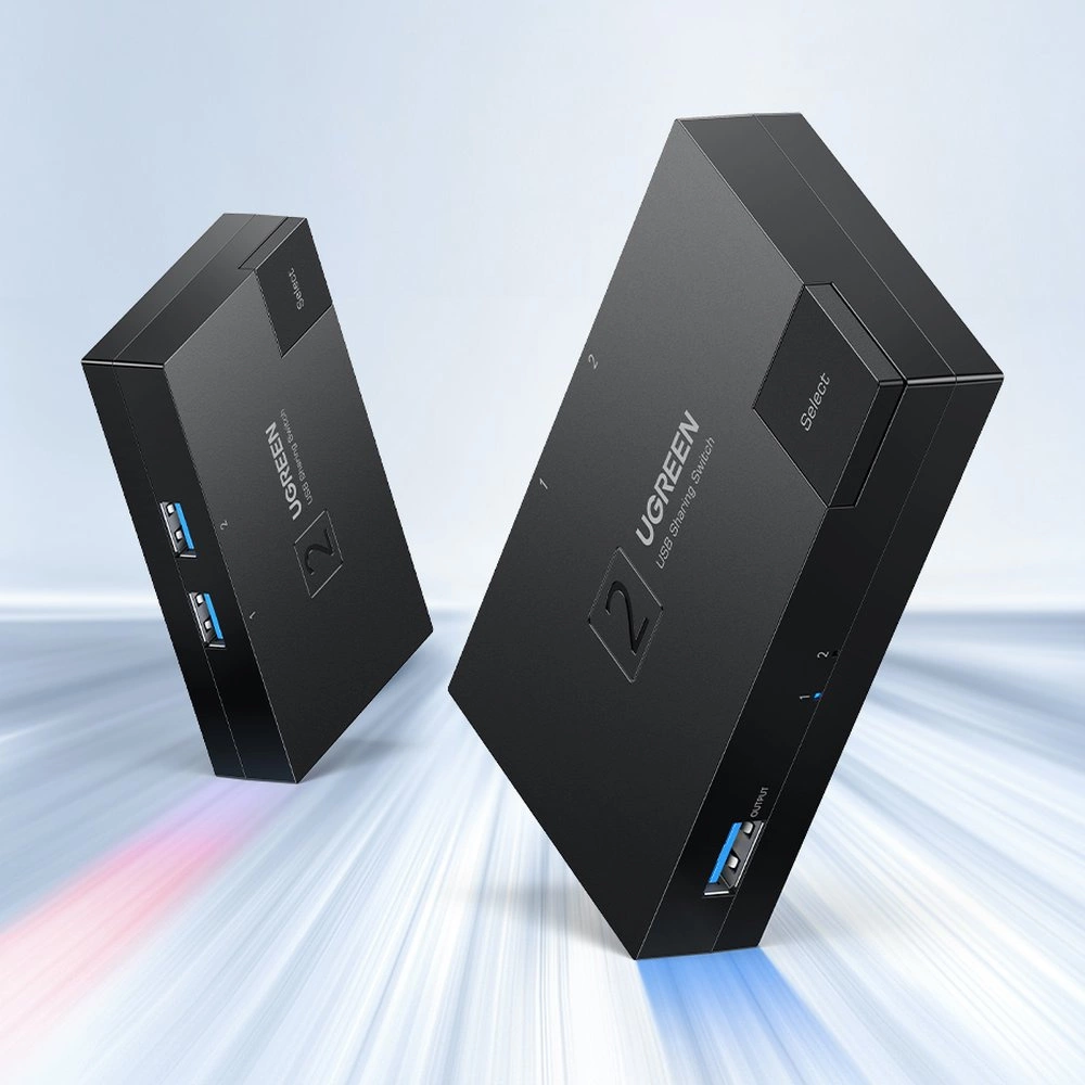 Switch USB 3.0 bidirectional switch Ugreen CM618 - blackeng