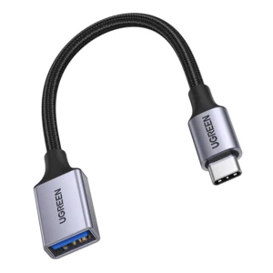 USB C (male) - USB (female) 3.0 OTG cable 0.15m Ugreen US378 - blackeng