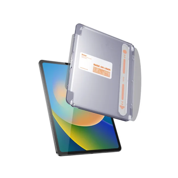 Baseus Crystal tempered glass for iPad 10.2'' (2019/2020/2021) / iPad Air 3 10.5'' + mounting kit - transparenteng