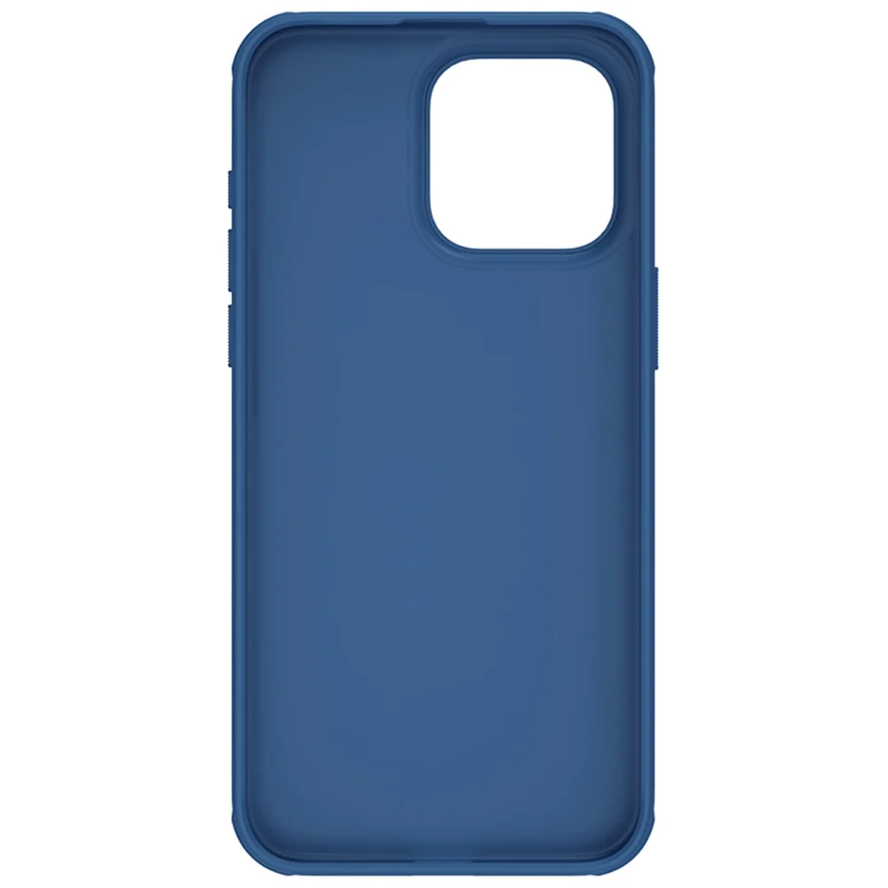 Nillkin Super Frosted Shield Pro reinforced case for iPhone 15 Pro Max - blueeng