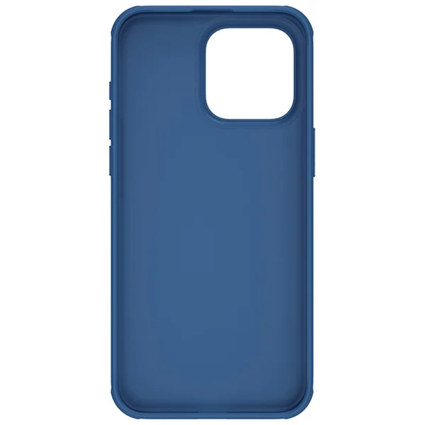 Nillkin Super Frosted Shield Pro reinforced case for iPhone 15 Pro Max - blueeng