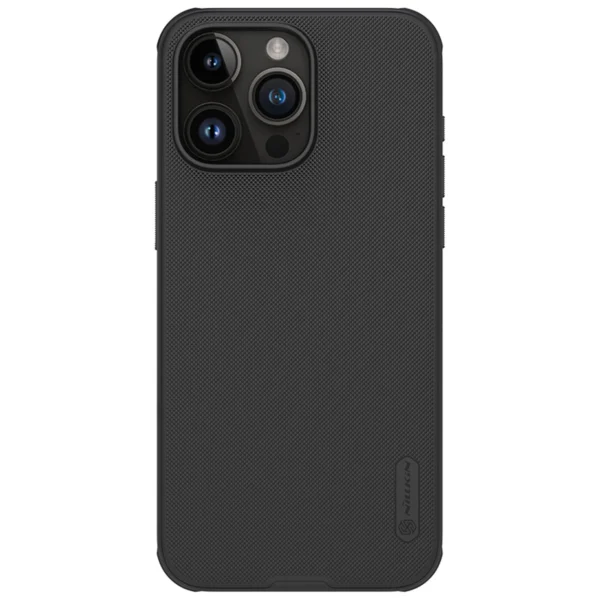 Nillkin Super Frosted Shield Pro reinforced case for iPhone 15 Pro Max - blackeng