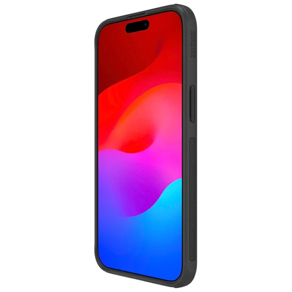 Nillkin Super Frosted Shield Pro reinforced case for iPhone 15 Pro Max - blackeng