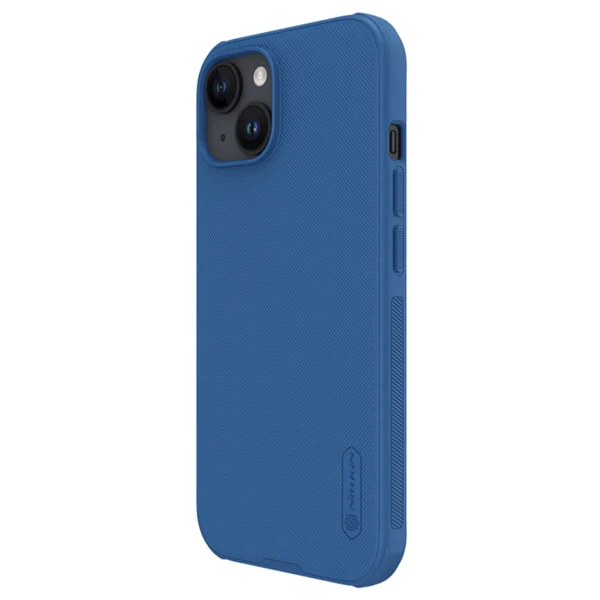 Nillkin Super Frosted Shield Pro reinforced case for iPhone 15 Plus - blueeng