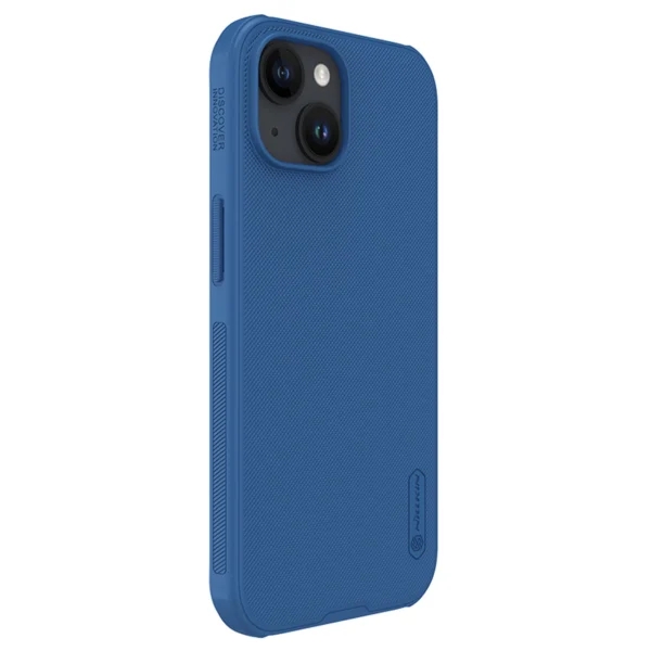 Nillkin Super Frosted Shield Pro reinforced case for iPhone 15 Plus - blueeng
