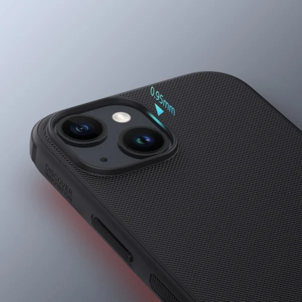 Nillkin Super Frosted Shield Pro reinforced case for iPhone 15 Plus - blueeng
