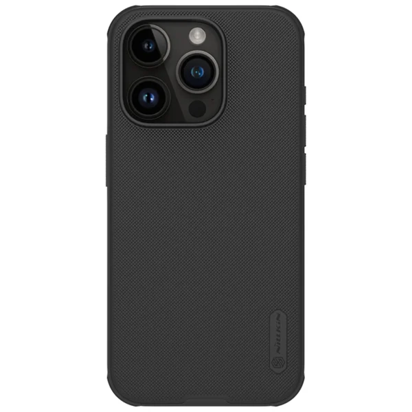 Nillkin Super Frosted Shield Pro reinforced case for iPhone 15 Pro - blackeng