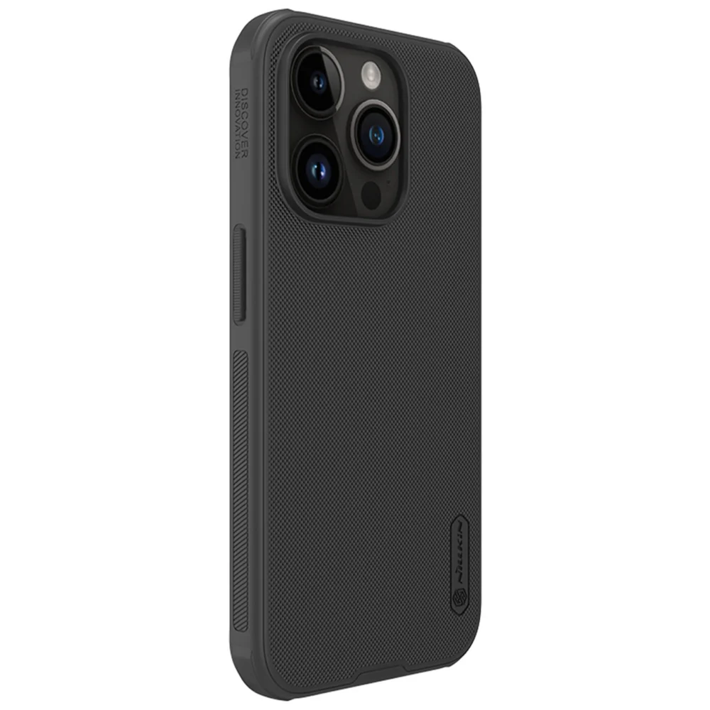 Nillkin Super Frosted Shield Pro reinforced case for iPhone 15 Pro - blackeng