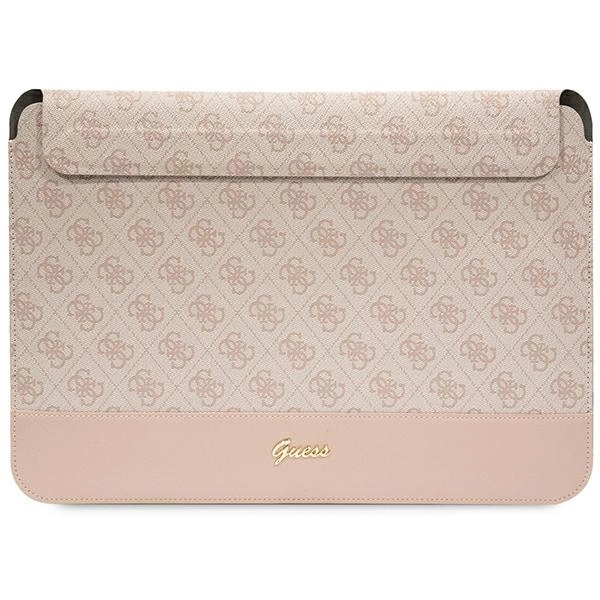 Guess 4G Stripe Metal Logo case for a 14" laptop - pinkeng