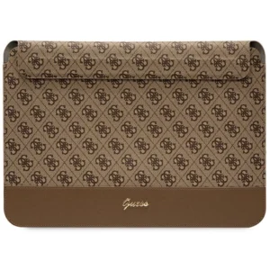 Guess 4G Stripe Metal Logo case for a 14" laptop - browneng