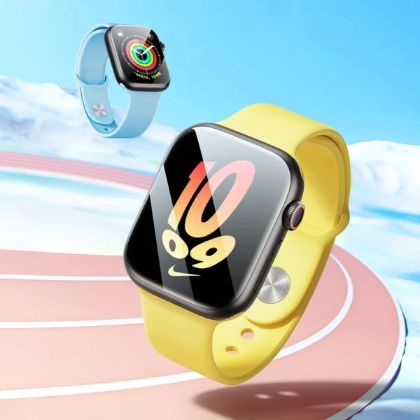 Set of 2x Baseus NanoCrystal protective film for Apple Watch 4/5/6/SE/SE 2 44mm + mounting kit - transparenteng