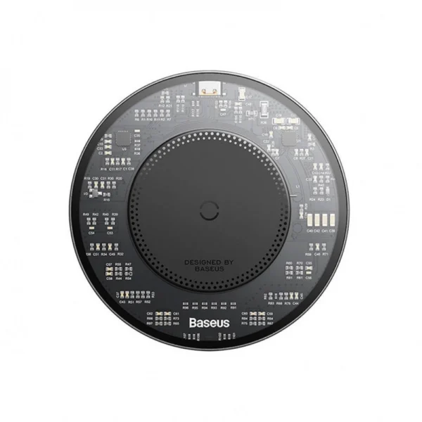 Baseus BS-W530 15W induction charger + USB C cable - USB C 24W 1m - blackeng
