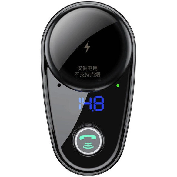 Baseus S-06 Bluetooth/USB car FM transmitter (Overseas Edition) - blackeng