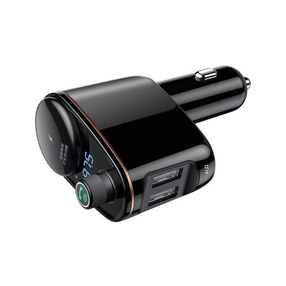 Baseus S-06 Bluetooth/USB car FM transmitter (Overseas Edition) - blackeng