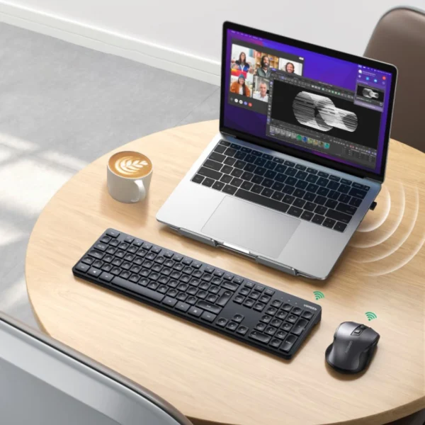 Ugreen MK006 wireless mouse and keyboard set 2.4Ghz - blackeng