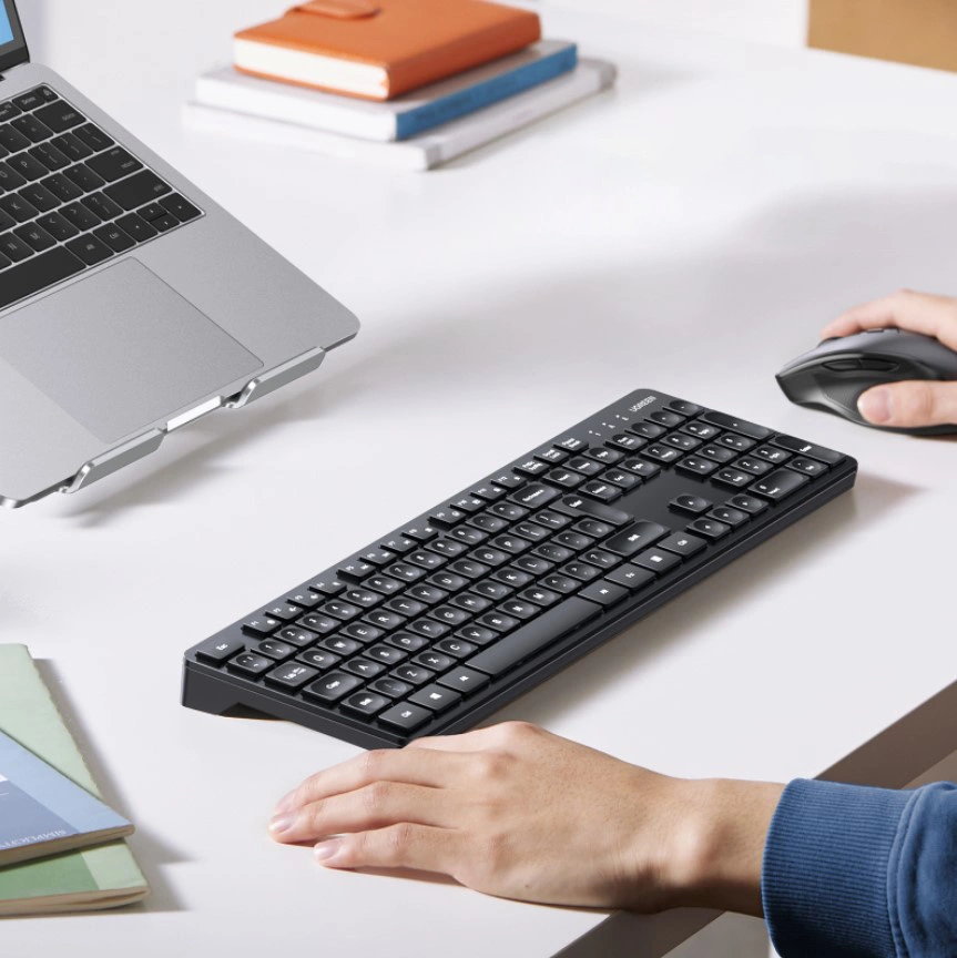 Ugreen MK006 wireless mouse and keyboard set 2.4Ghz - blackeng