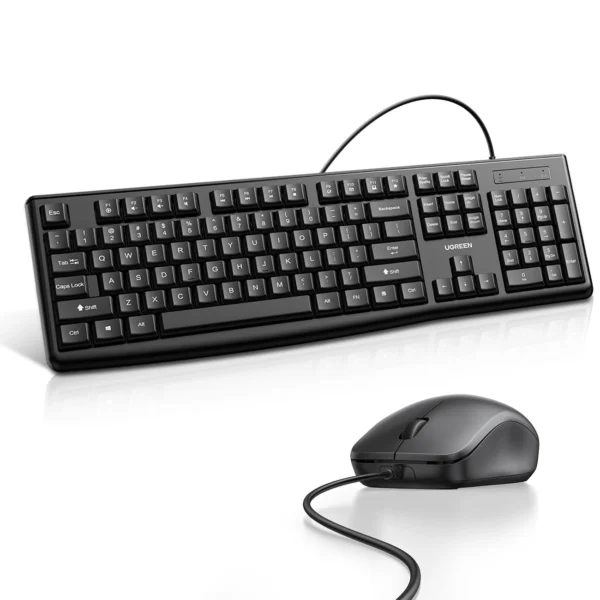 Ugreen MK003 wired keyboard and mouse set - blackeng