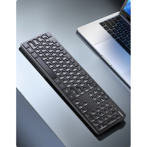 Ugreen KU004 90250 2.4GHz Wireless Keyboard for Windows / MacOS - Blackeng