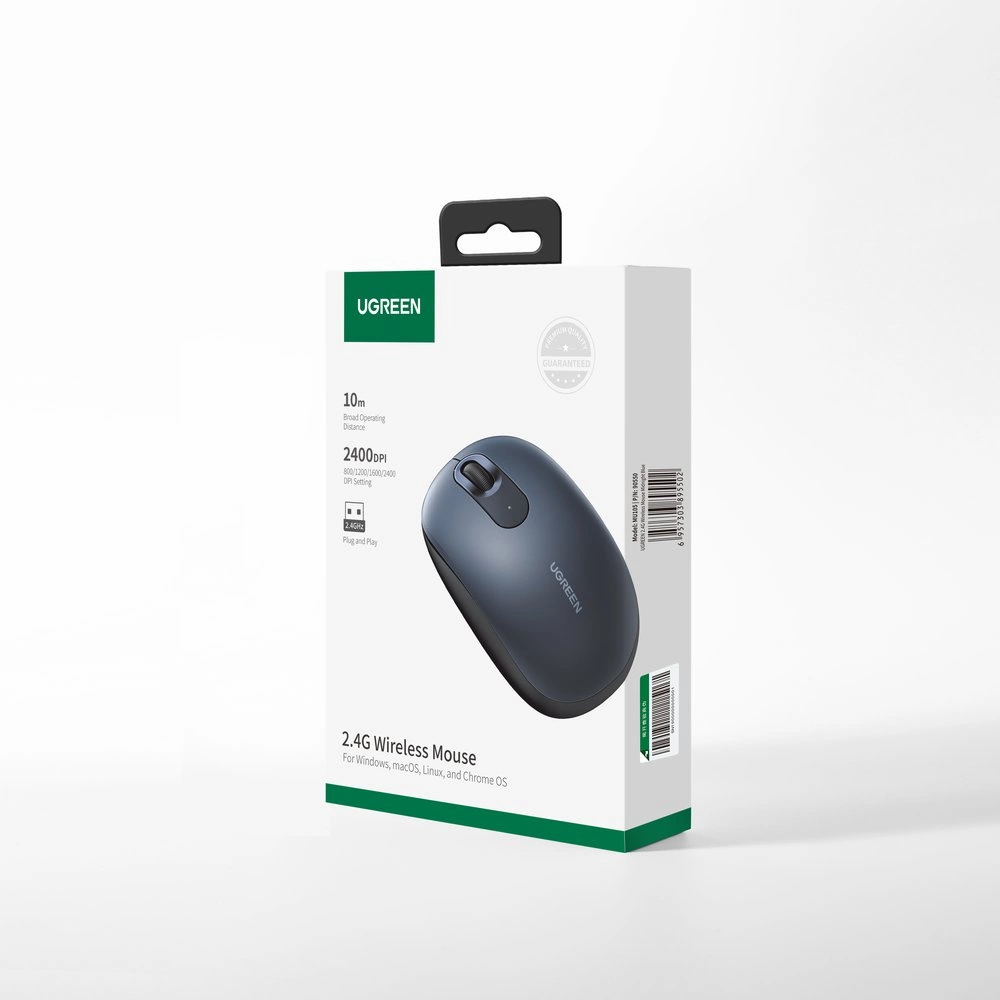 Ugreen MU105 2.4GHz USB wireless mouse - navy blueeng