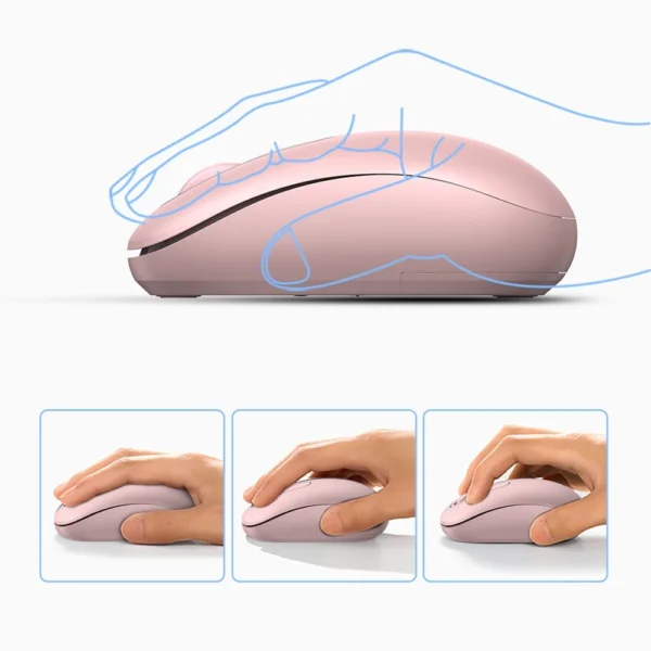 Wireless Mouse USB 2.4GHz Ugreen MU105 - Pinkeng