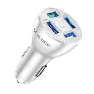 Wozinsky WCCAW 50W 4x USB-A QC car charger - whiteeng