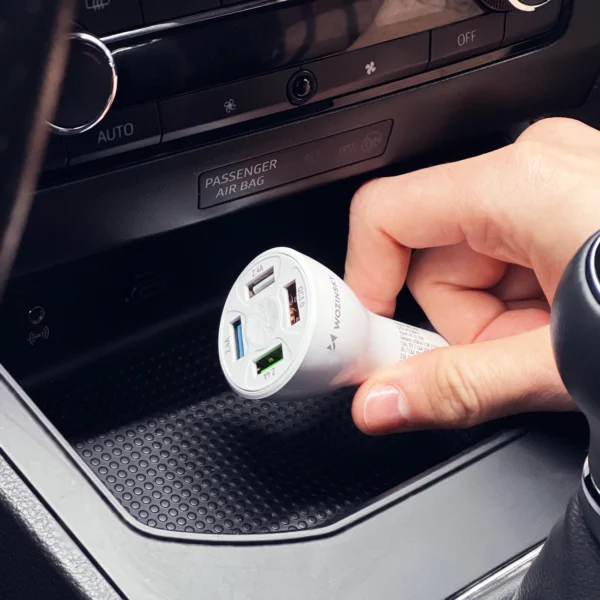 Wozinsky WCCAW 50W 4x USB-A QC car charger - whiteeng
