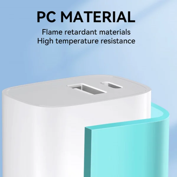 Wozinsky WGWCW USB-A USB-C 20W wall charger - whiteeng