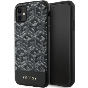 Guess GUHMN61HGCFSEK iPhone 11 / Xr 6.1" black/black hardcase GCube Stripes MagSafeeng