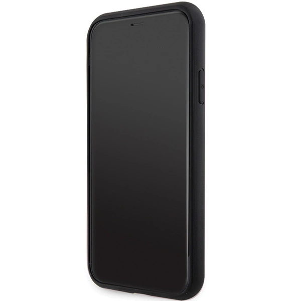 Guess GUHMN61HGCFSEK iPhone 11 / Xr 6.1" black/black hardcase GCube Stripes MagSafeeng