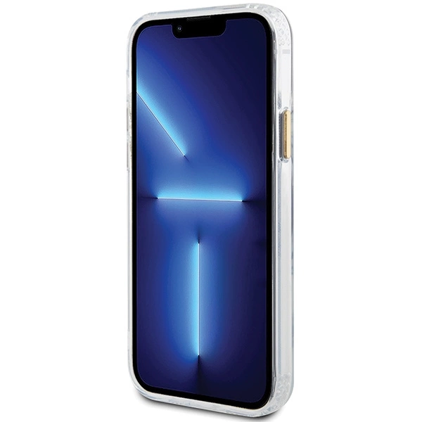 Etui Guess Metal Outline Magsafe na iPhone 12 / iPhone 12 Pro - złotepol