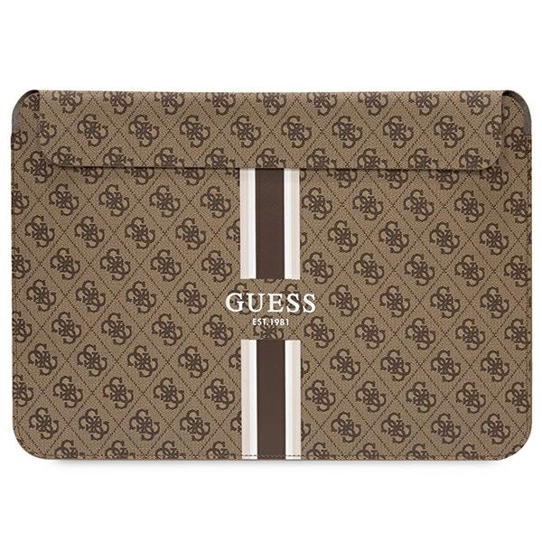Guess 4G Printed Stripes cover for a 14" laptop - browneng