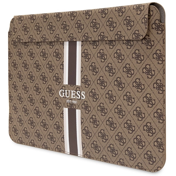 Guess 4G Printed Stripes cover for a 14" laptop - browneng