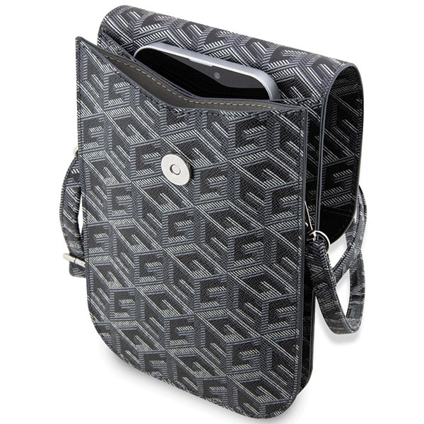 Guess Handbag GUWBHGCFSEK black/black GCube Stripeeng