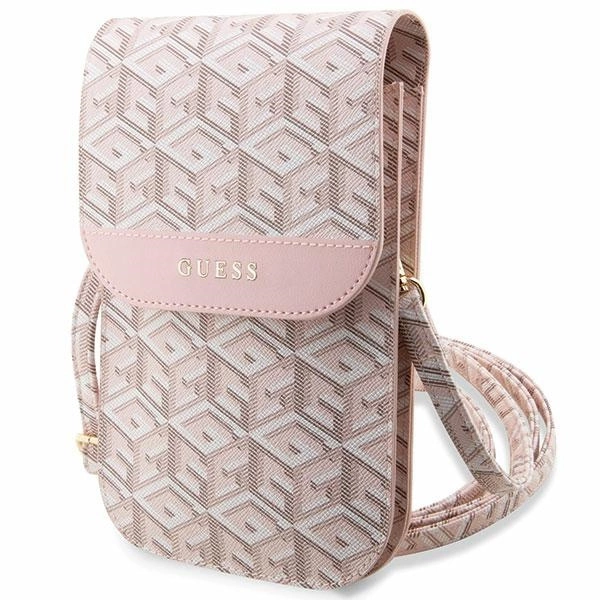 Guess Handbag GUWBHGCFSEP pink/pink GCube Stripeeng