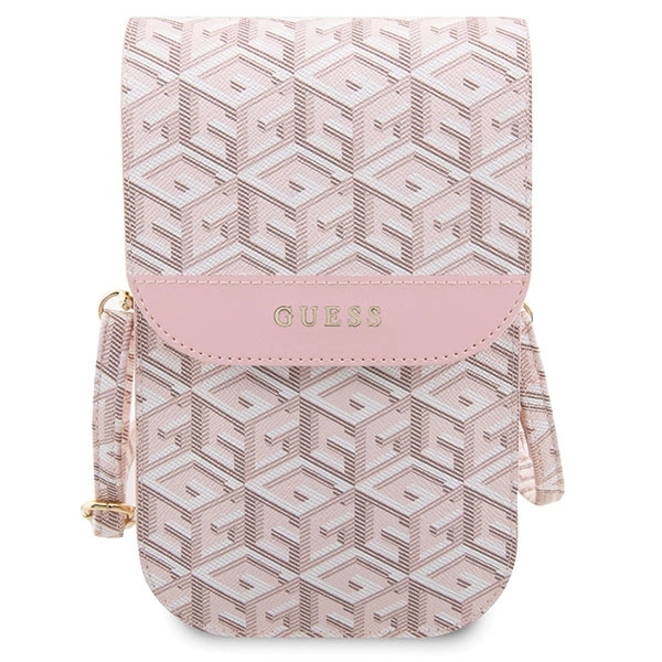 Guess Handbag GUWBHGCFSEP pink/pink GCube Stripeeng