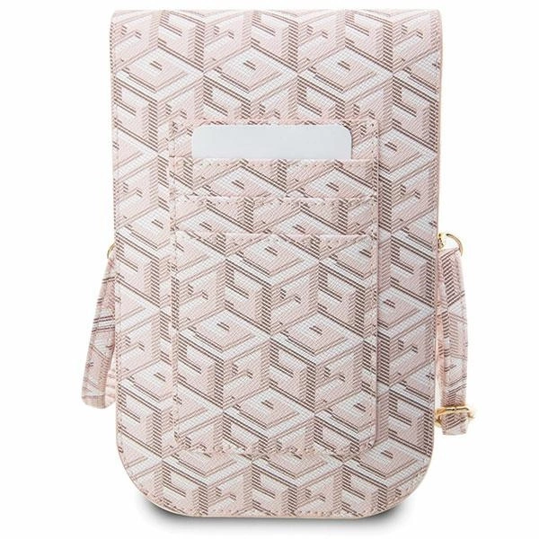Guess Handbag GUWBHGCFSEP pink/pink GCube Stripeeng