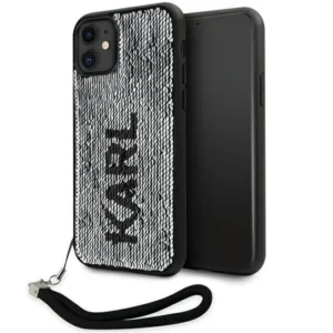 Karl Lagerfeld KLHCN61PSQRKS iPhone 11 / Xr 6.1" silver/silver hardcase Sequins Cordeng