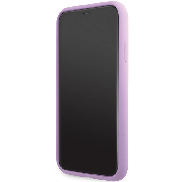 Karl Lagerfeld KLHCN61SKSVGU iPhone 11 / Xr 6.1" purple/purple hardcase Silicone Signatureeng
