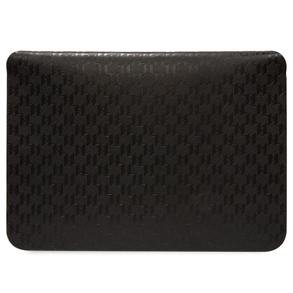 Karl Lagerfeld Saffiano Plaque case for a 14" laptop - blackeng