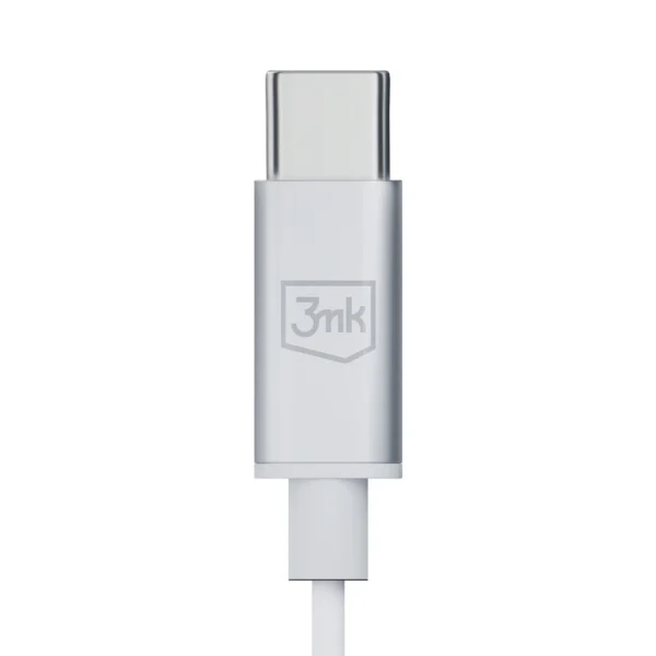 USB-C 3mk Wired Headphones - whiteeng