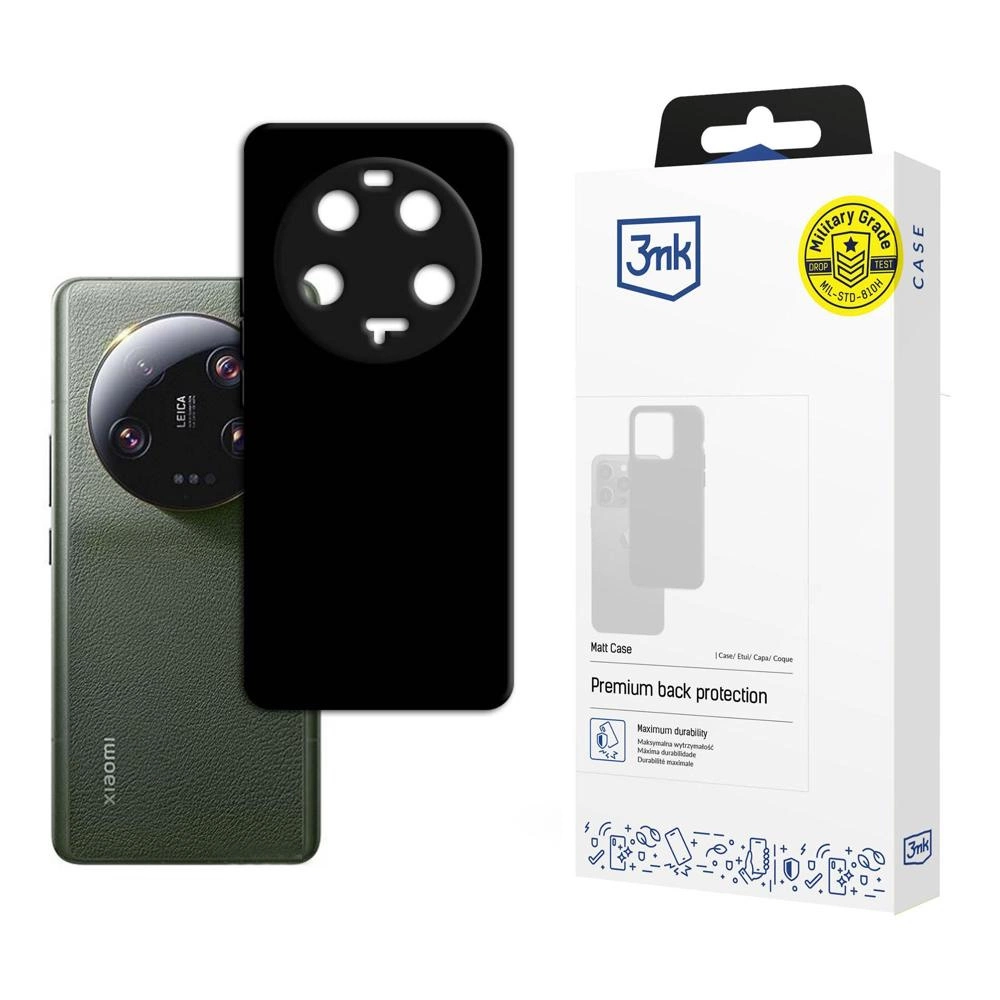 Xiaomi 13 Ultra 5G - 3mk Matt Case blackeng