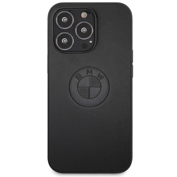 BMW Leather Emboss case for iPhone 13 Pro / iPhone 13 - blackeng