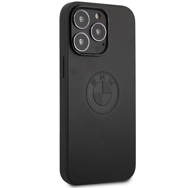 BMW Leather Emboss case for iPhone 13 Pro / iPhone 13 - blackeng