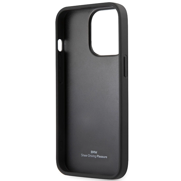 BMW Leather Emboss case for iPhone 13 Pro / iPhone 13 - blackeng