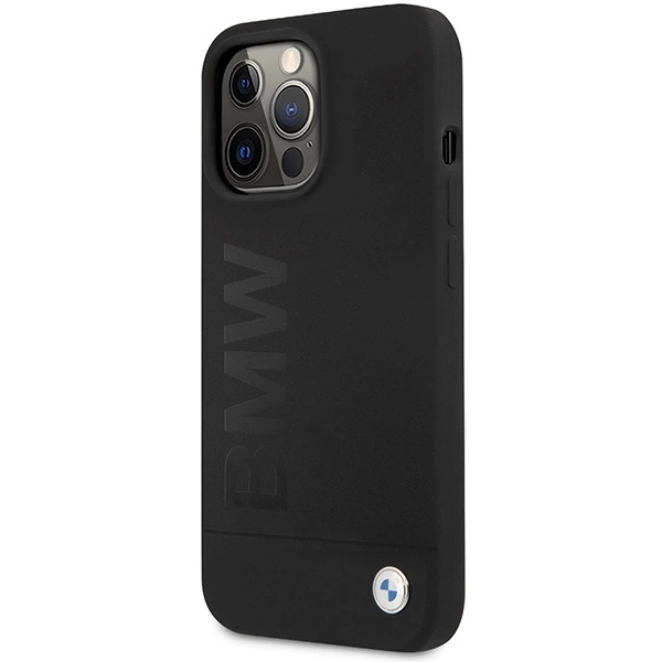 BMW Silicone Signature Logo Case for iPhone 13 Pro / iPhone 13 - Blackeng