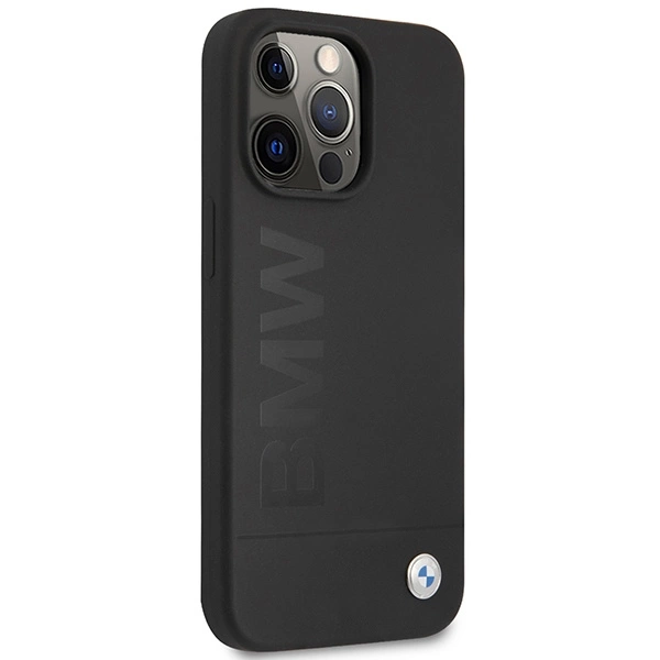 BMW Silicone Signature Logo Case for iPhone 13 Pro / iPhone 13 - Blackeng