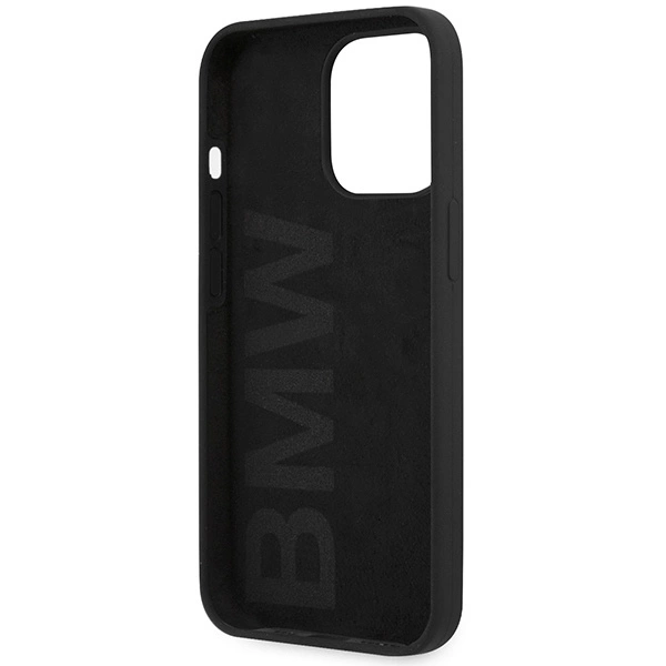 BMW Silicone Signature Logo Case for iPhone 13 Pro / iPhone 13 - Blackeng