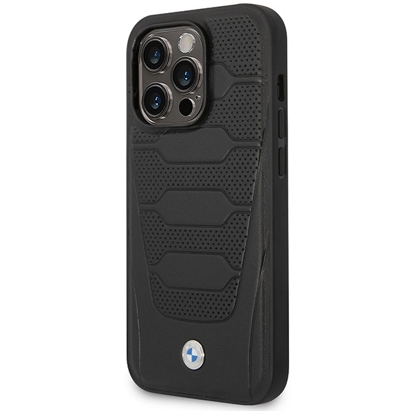 Case BMW BMHCP14X22RPSK iPhone 14 Pro Max 6.7" black/black Leather Seats Patterneng