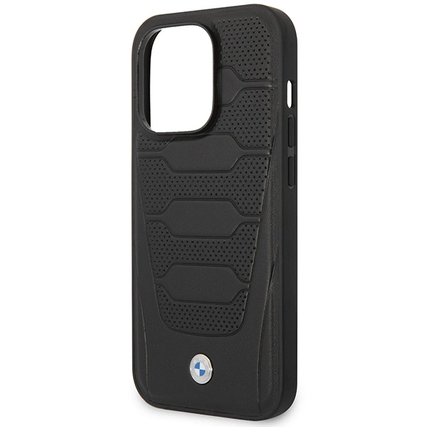 Case BMW BMHCP14X22RPSK iPhone 14 Pro Max 6.7" black/black Leather Seats Patterneng