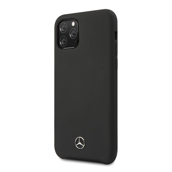 Mercedes MEHCN58SILBK iPhone 11 Pro hardcase black/black Silicone Lineeng